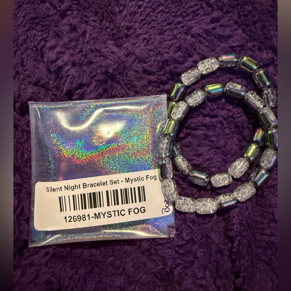 NEW BAR By Alexa Rae Silent Night Bracelet Set - Mystic Fog